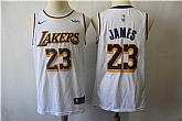 Lakers 23 Lebron James White 2018 19 Nike Swingman Jersey (1),baseball caps,new era cap wholesale,wholesale hats